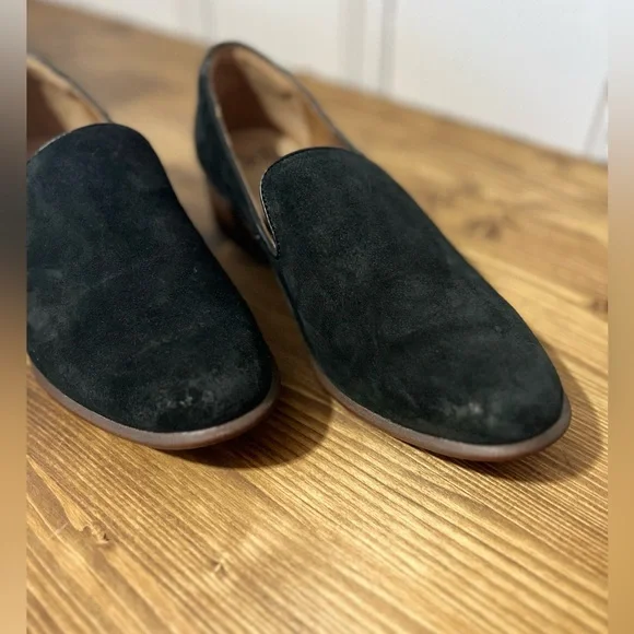 Black suede Sofft loafers size 10 - Picture 5 of 5